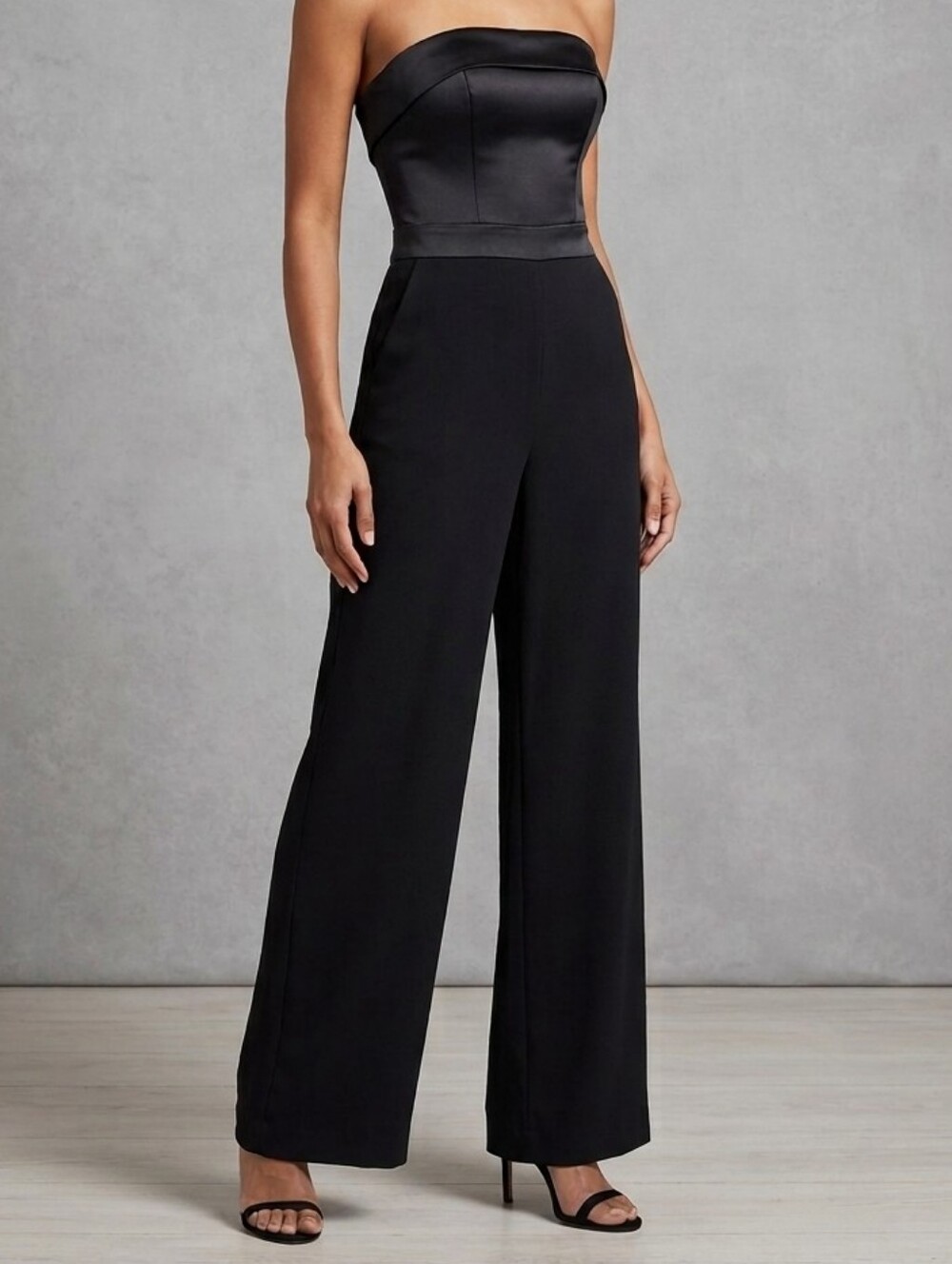 Strapless Corset Black Pant Jumper